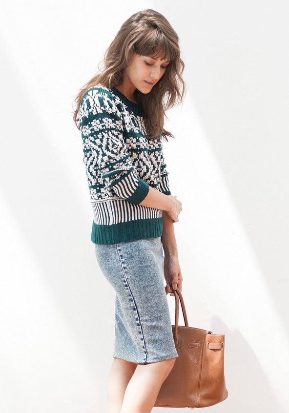 ノルディック柄ニットプルオーバー「STYLEST」3,200円（税別）／画像提供：STYLEST