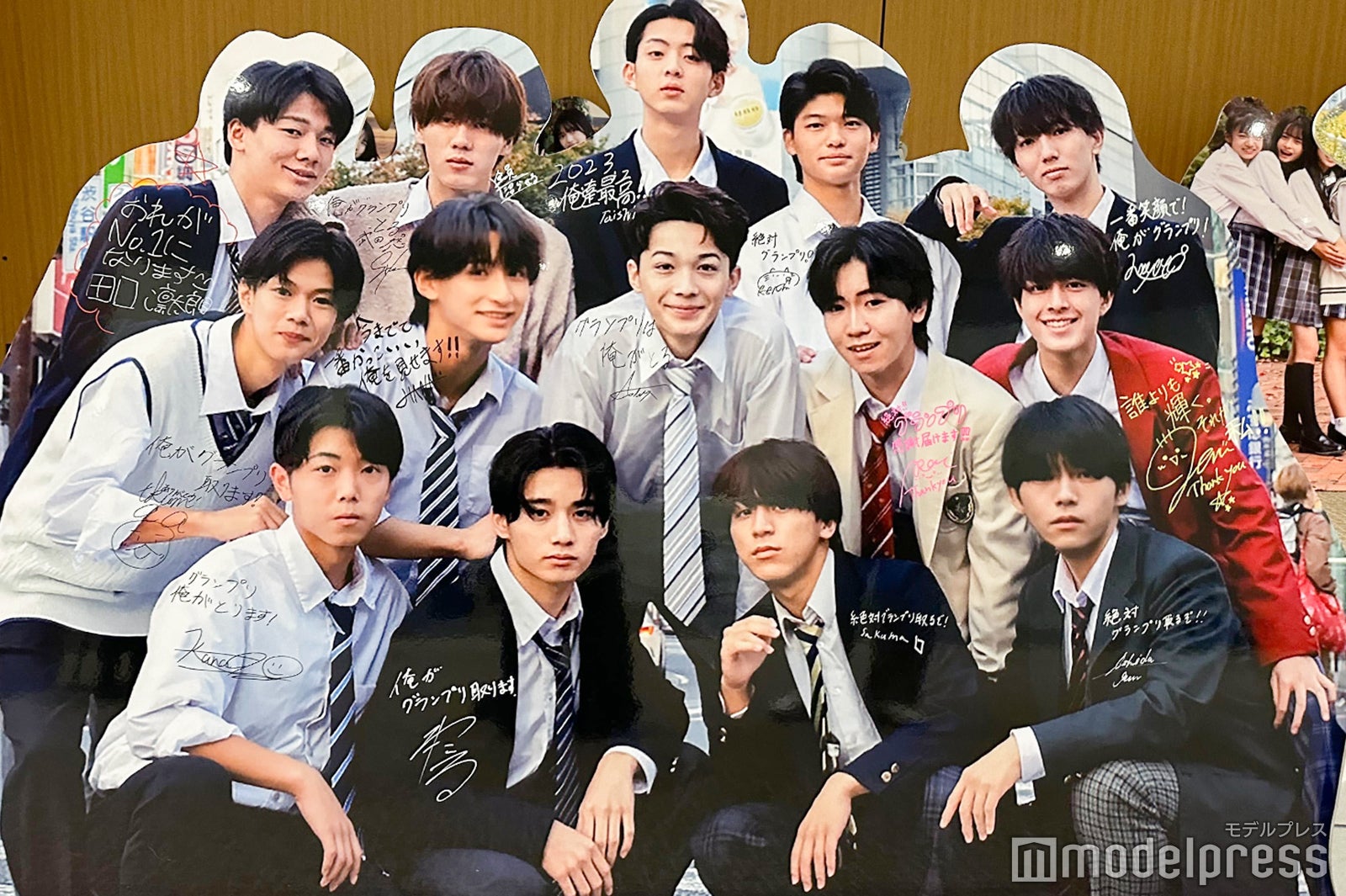 「男子高生ミスターコン2023」ファイナリストパネル（C）モデルプレス