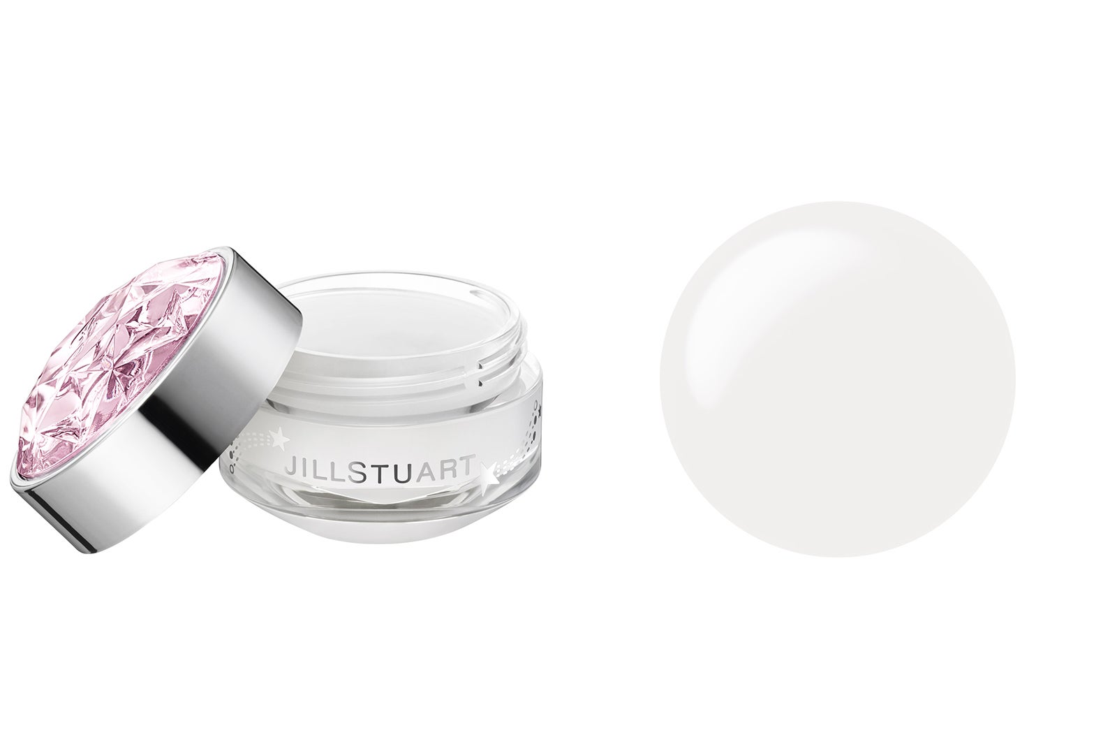 「ドリーミースターズギフト リップバーム ホワイトフローラル」（C）JILL STUART Beauty