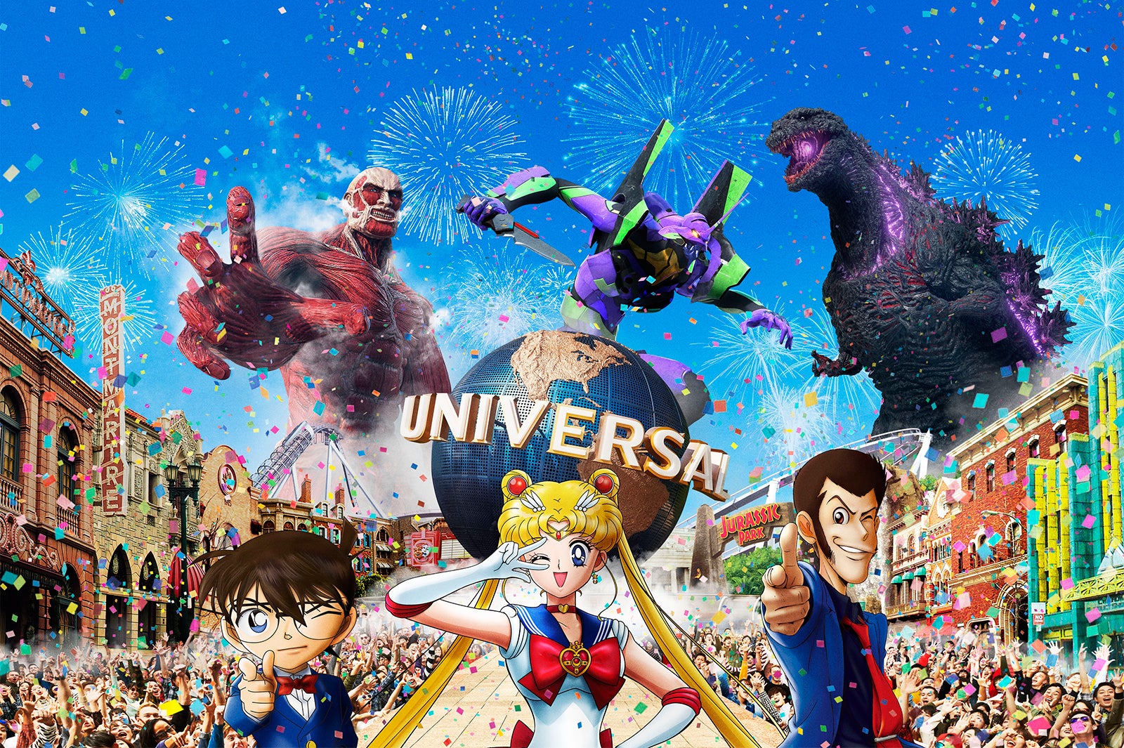 USJ「ユニバーサル・クールジャパン 2019」“セーラー10戦士”豪華共演、ゴジラ対エヴァの最強対決が実現 - 女子旅プレス