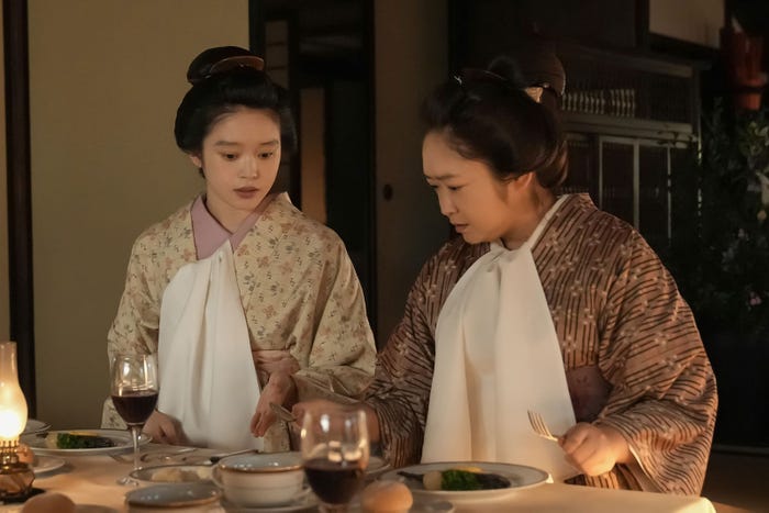 高石あかり、池脇千鶴「ばけばけ」第76話(C)NHK