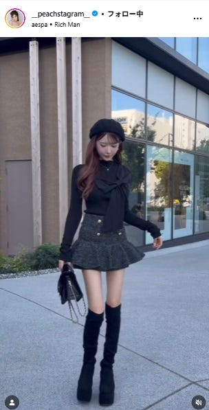 伊藤桃々Instagramより