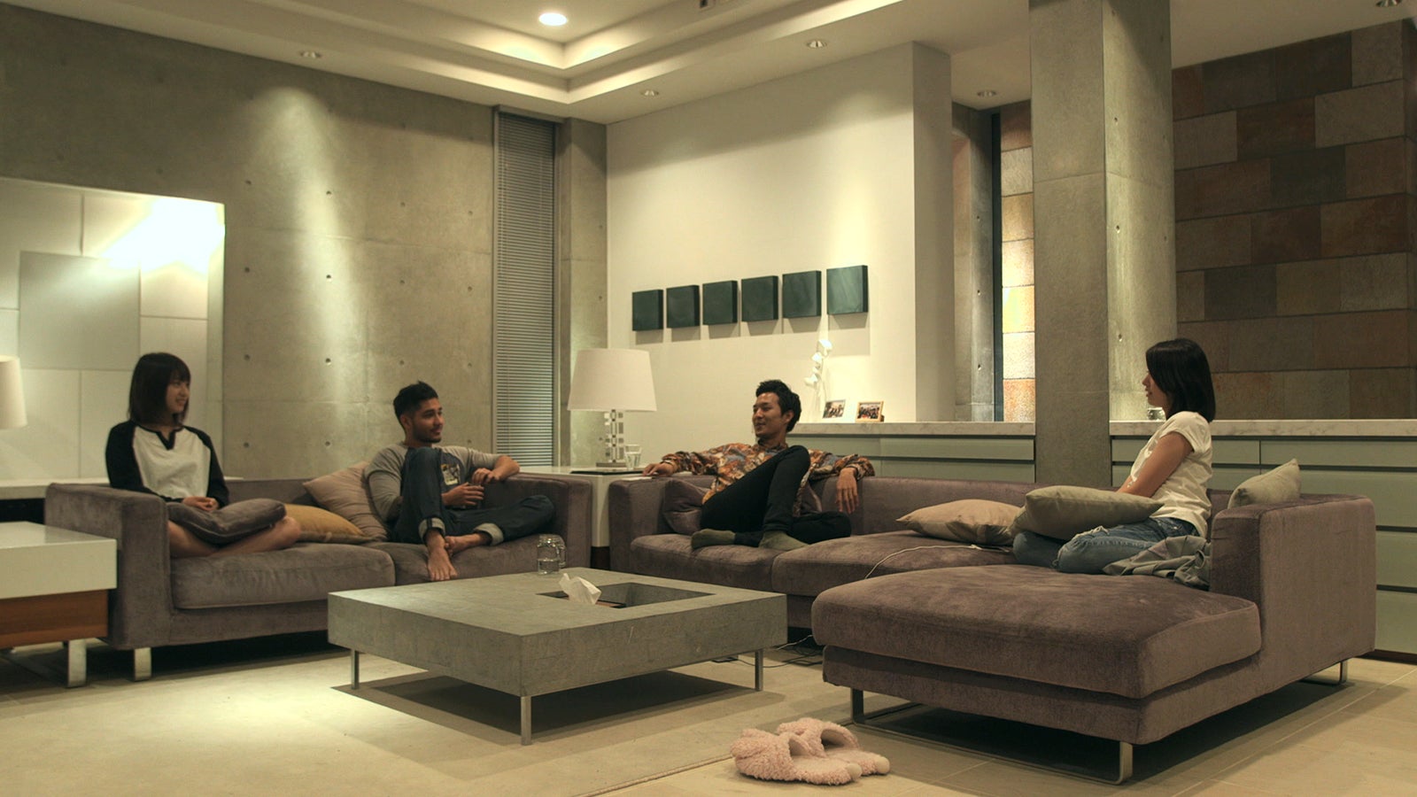 理子、アーマン、悠人、美咲『TERRACE HOUSE BOYS ＆ GIRLS IN THE CITY』32nd WEEK（C）フジテレビ／イースト・エンタテインメント