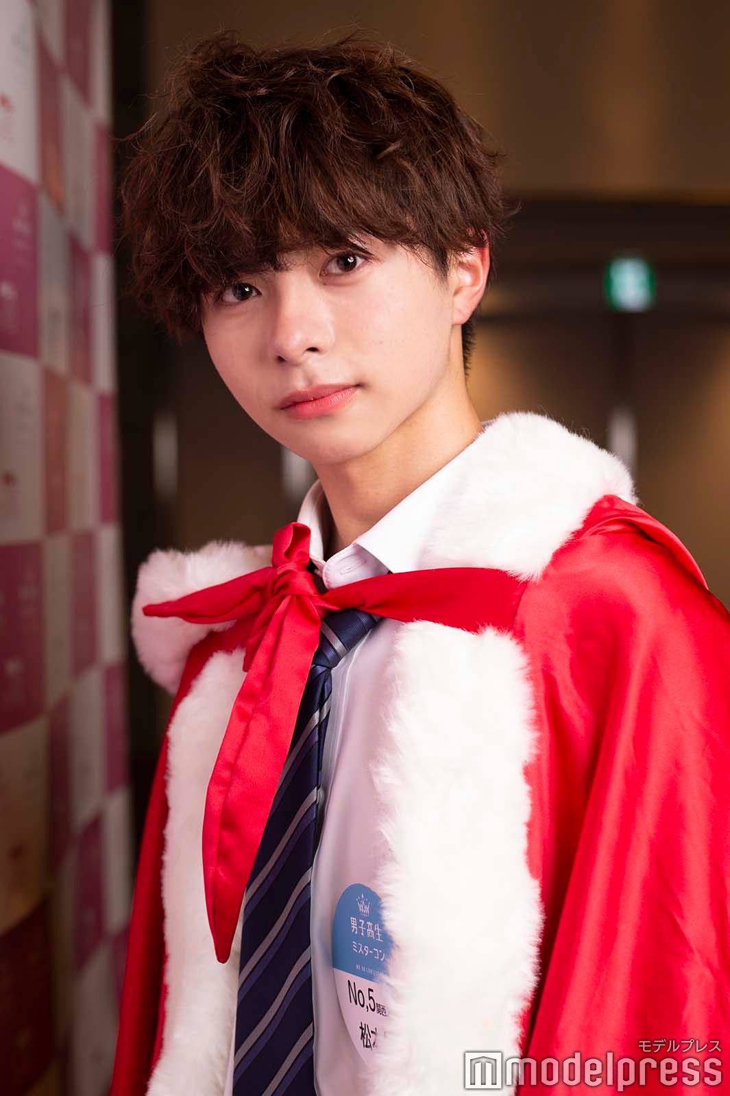 松本仁／男子高生ミスター出場時の様子（C）モデルプレス