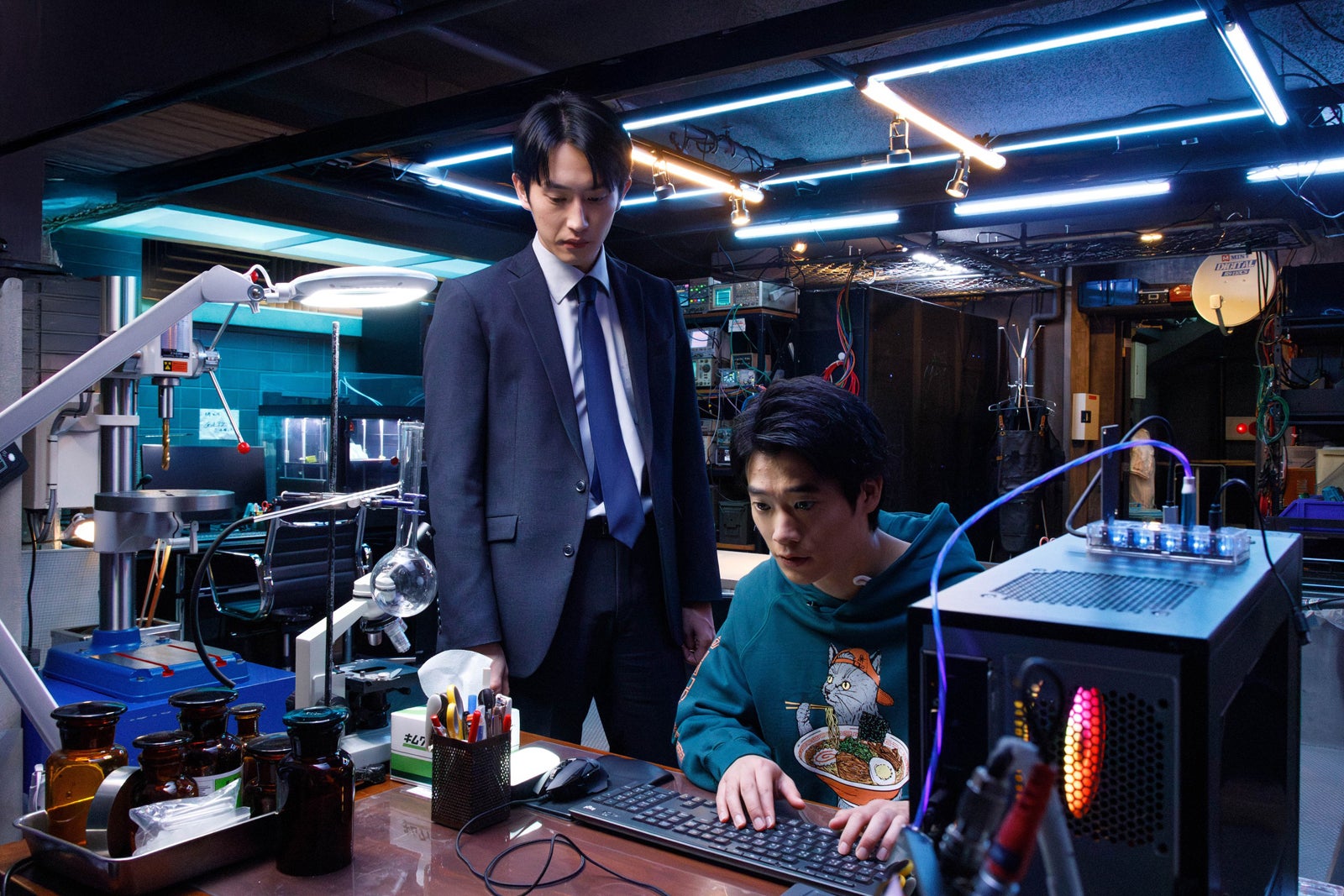 杉野遥亮、三浦獠太「オクラ〜迷宮入り事件捜査〜」最終話（C）フジテレビ