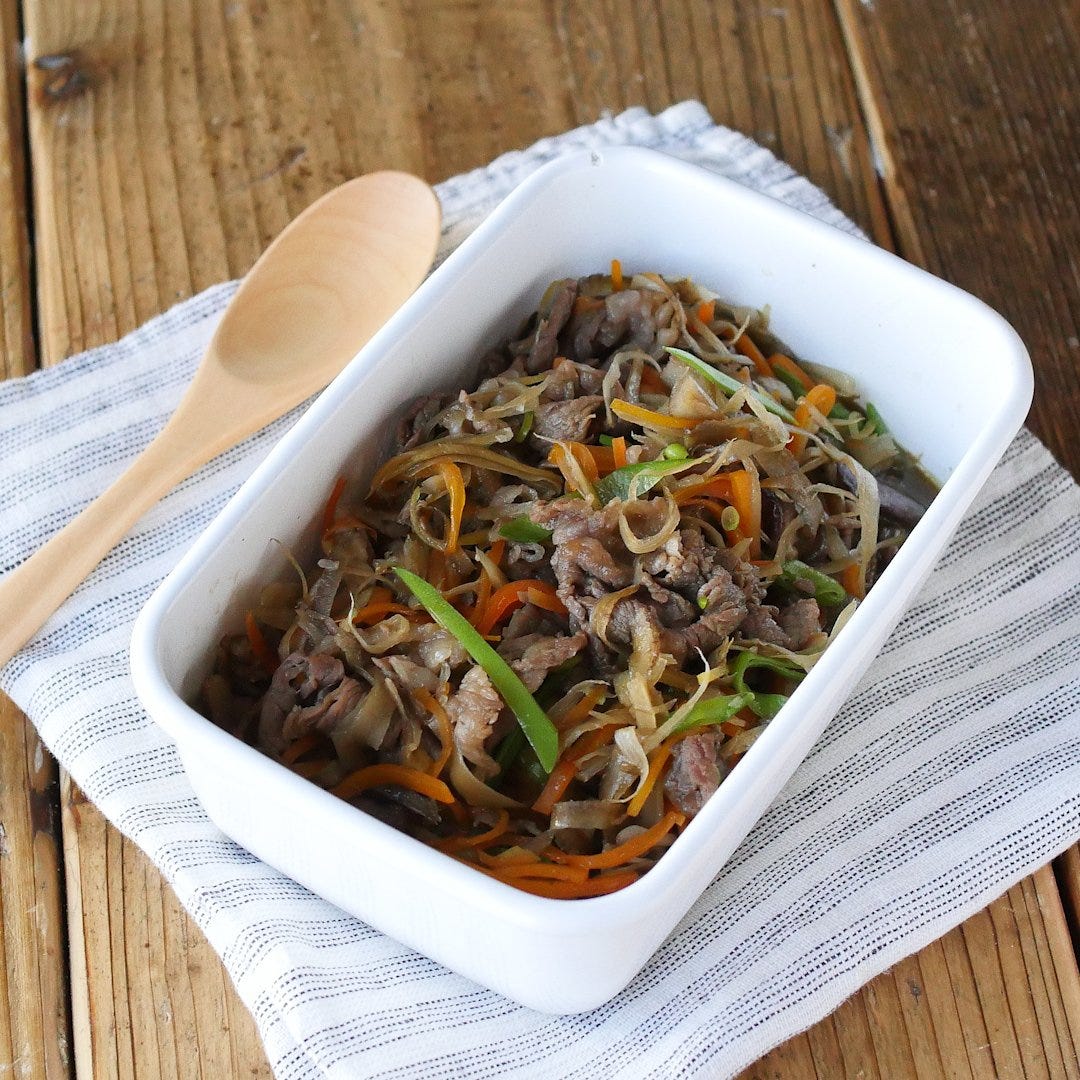 【作り置き】牛肉とごぼうの五目しぐれ煮