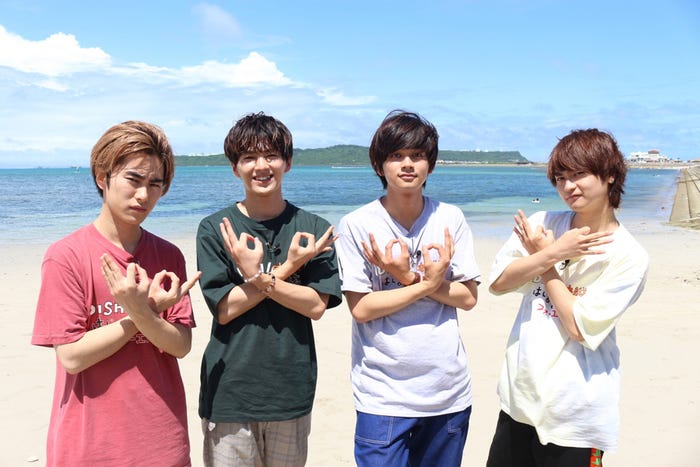 (左から)泉大智、矢部昌暉、北村匠海、橘柊生(C)フジテレビ
