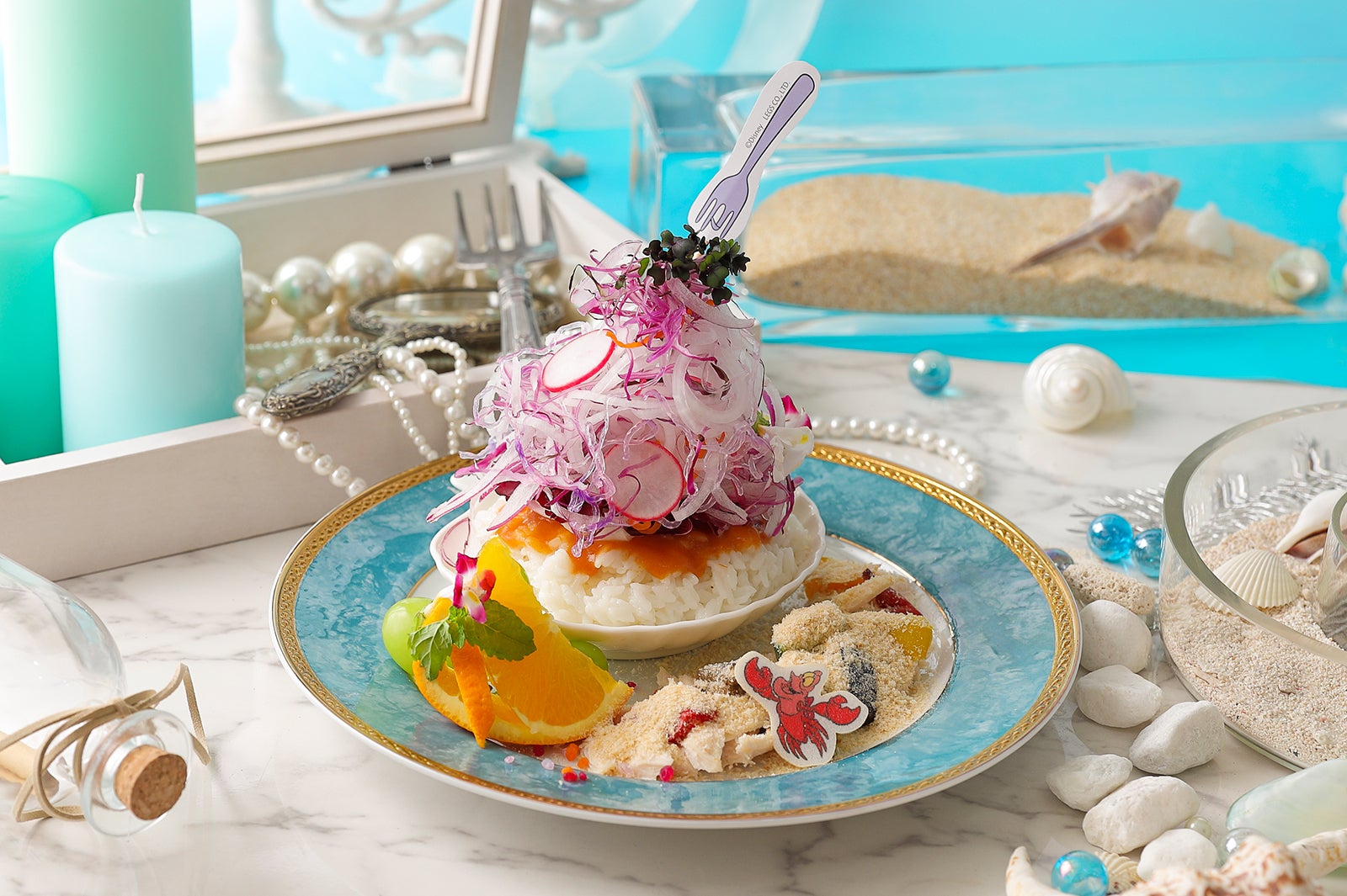 浜辺のクリームリゾット1,990円（C）Disney