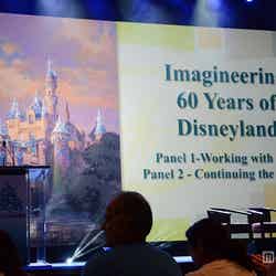 「Imagineering 60 Years of Disneyland」の様子