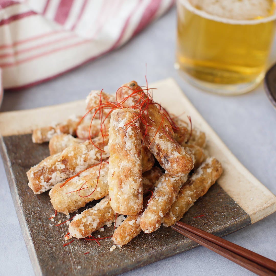 噛めば噛むほどうま味が広がる!旨辛ごぼう唐揚げ
