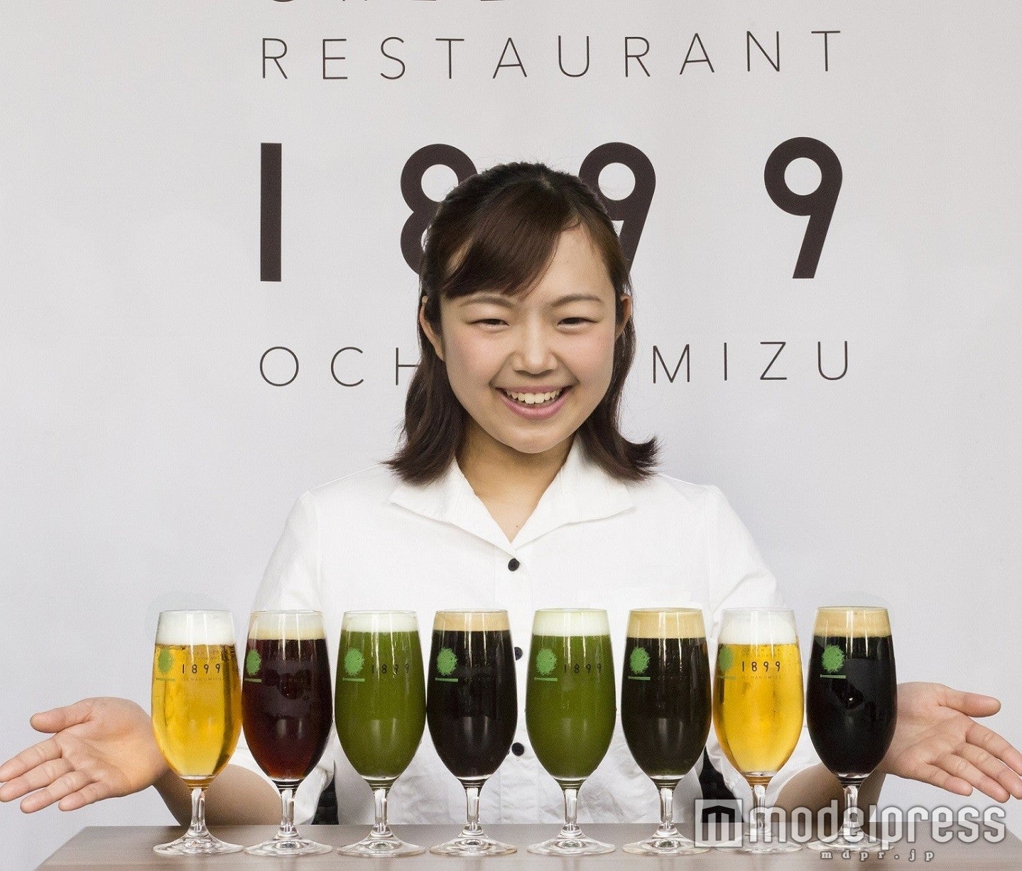 各種お茶ビールを提供／画像提供：龍名館