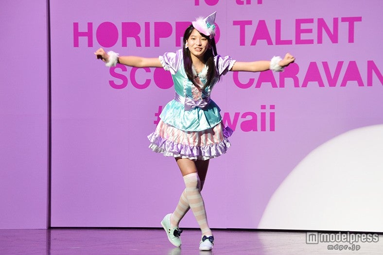 自己PRではきゃりーぱみゅぱみゅのダンスを披露した木下彩音さん