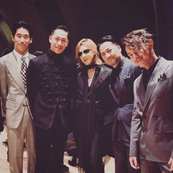 YOSHIKI、EXILEファミリーとの写真にファン歓喜「神メンバー」