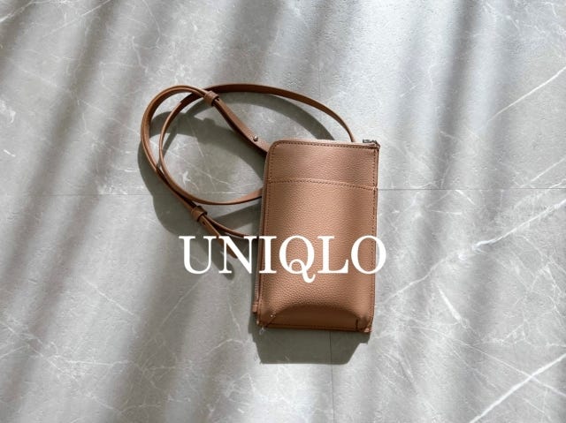 ユニクロ　ショルダーバッグ　お財布