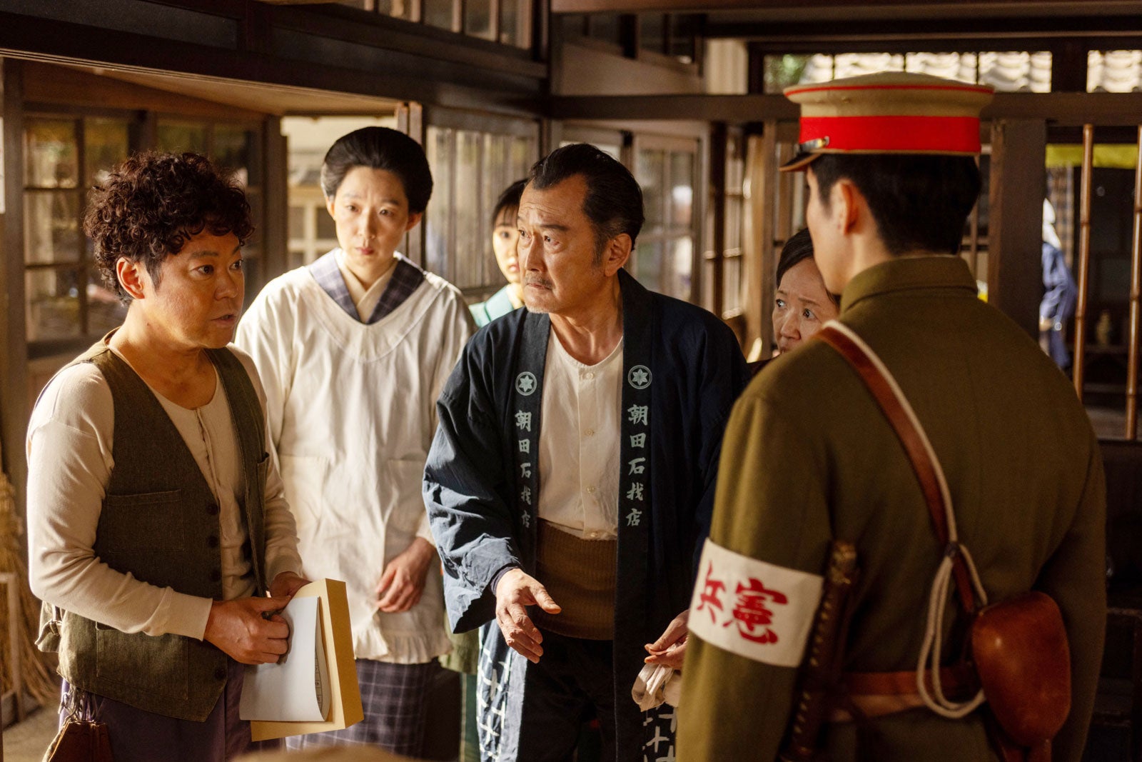 阿部サダヲ、江口のりこ、原菜乃華、吉田鋼太郎、浅田美代子「あんぱん」第45話（C）NHK