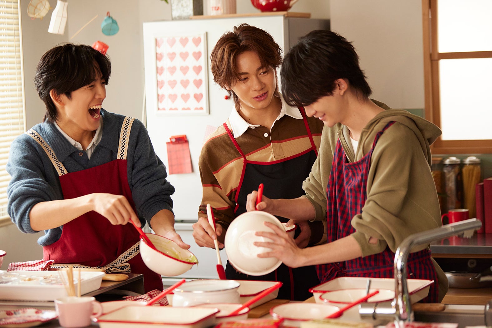 「チーム溺愛彼氏のバレンタイン大作戦」メイキング（提供写真）