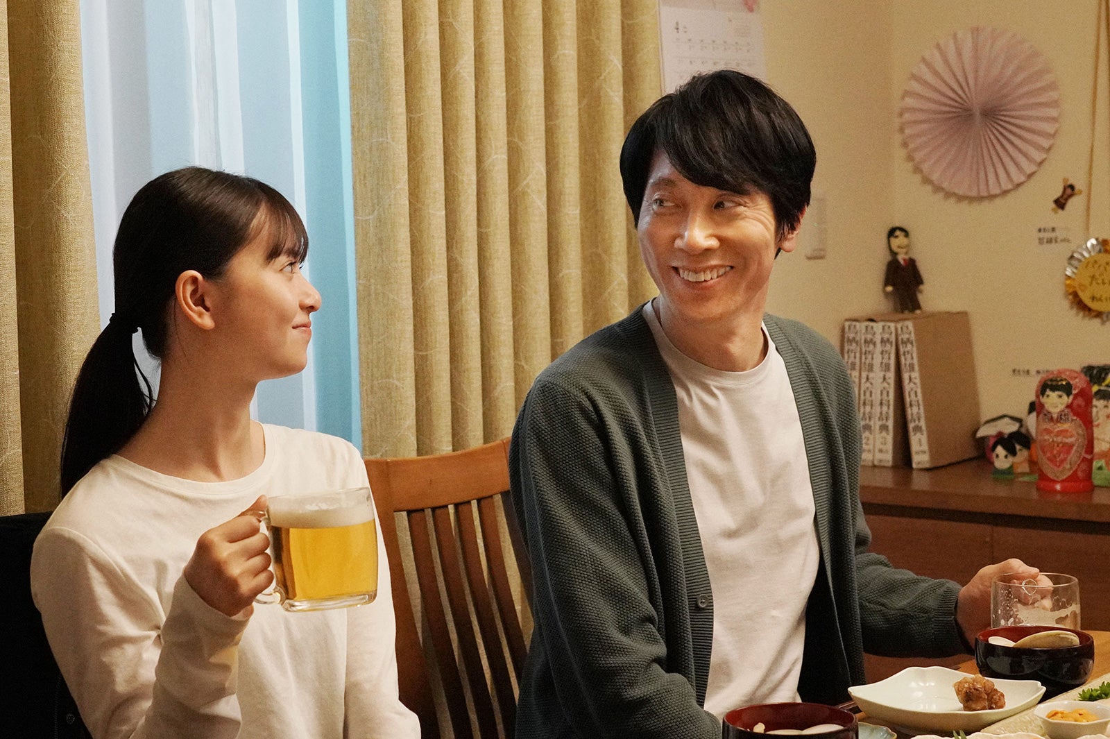 齋藤飛鳥、佐々木蔵之介（C）2024映画「マイホームヒーロー」製作委員会