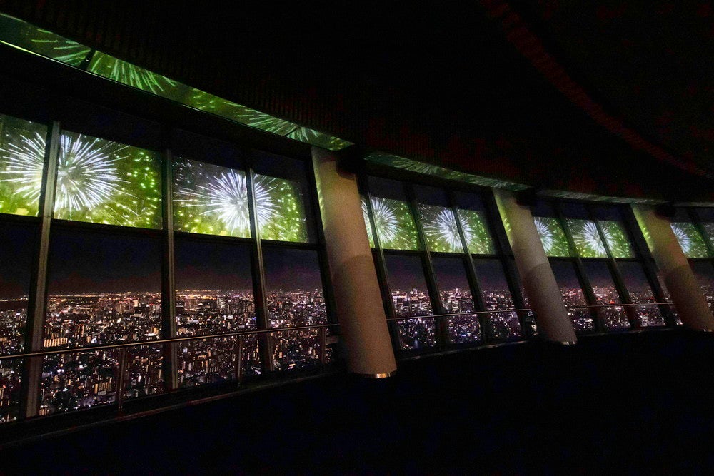 隅田川花火大会 from TOKYO SKYTREE（R）（C）TOKYO-SKYTREE