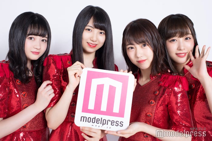 (左から)江籠裕奈、菅原茉椰、熊崎晴香、鎌田菜月 (C)モデルプレス