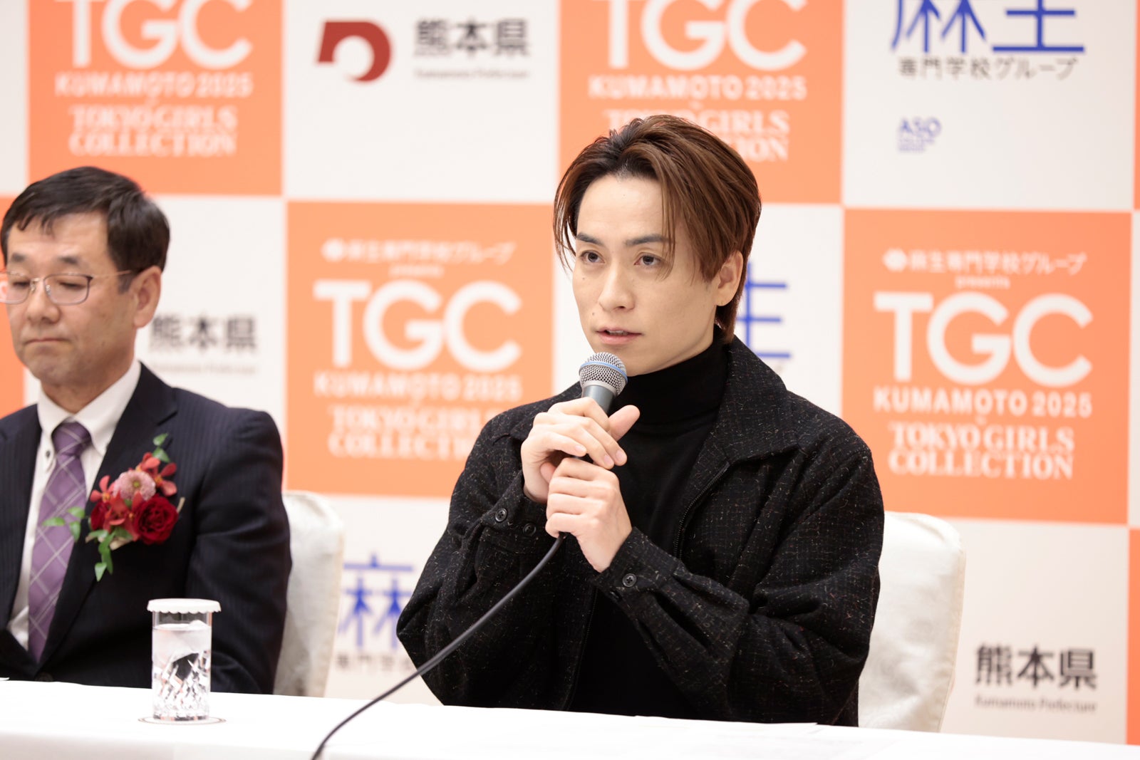 EXILE TETSUYA（C）麻生専門学校グループ presents TGC 熊本 2025 記者発表会
