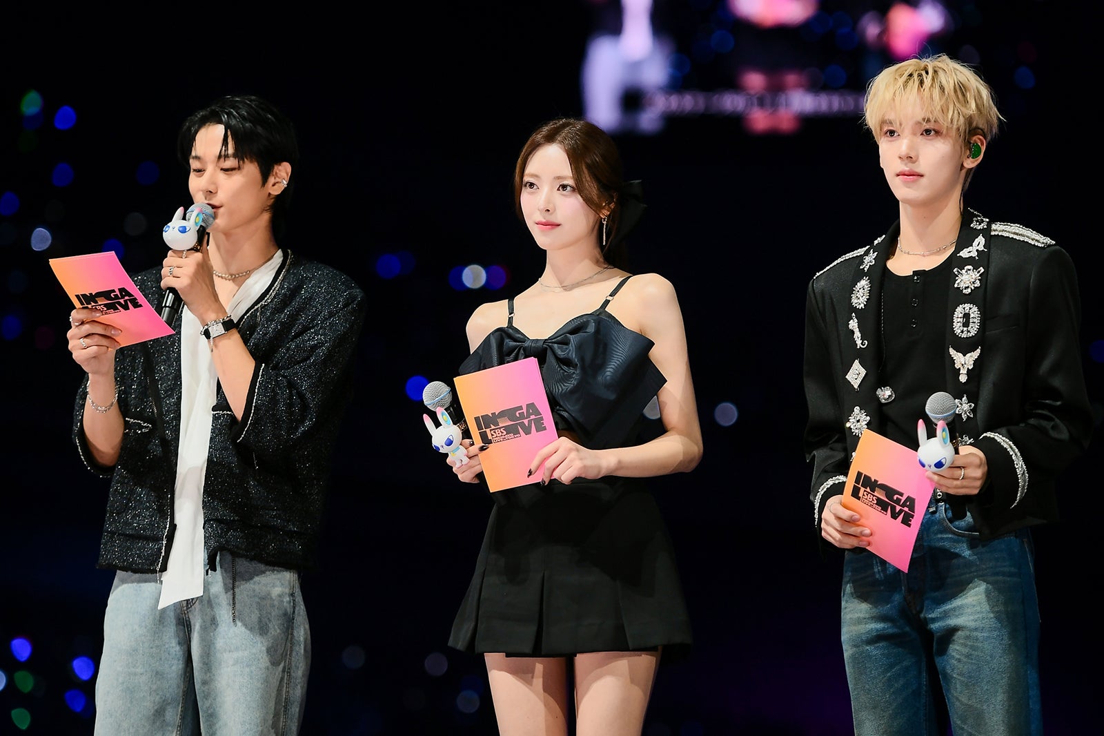 ジュヨン、ユナ、ユジン「SBS INKIGAYO LIVE in TOKYO 2024」（C）SBS