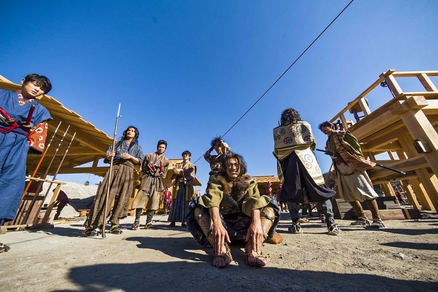 撮影中の様子（C）2016『真田十勇士』製作委員会