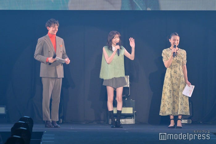 ハリー杉山、永野芽郁、竹内由恵(C)モデルプレス