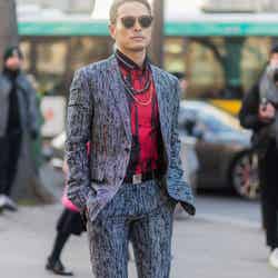 今市隆二／「ディオールオム（Dior Homme）」2017-18秋冬コレクション（写真：Getty Images）