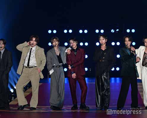 Travis Japan「関コレ」シークレット出演で7曲披露 松田元太は“九九ニキ”コール求める【関西コレクション 2024 S/S】