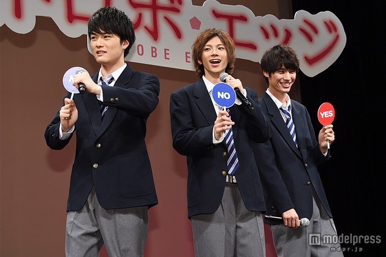 （左から）入江甚儀、山田裕貴、福士蒼汰