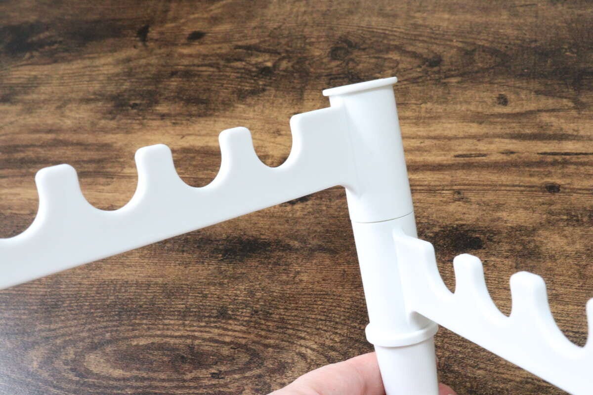 ダイソー　シャワーフック用物干しハンガー（ツイン）　作り