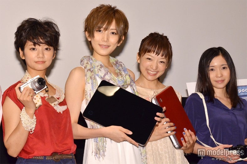 左から：熊谷弥香、光宗薫、高山都、園ゆきよ