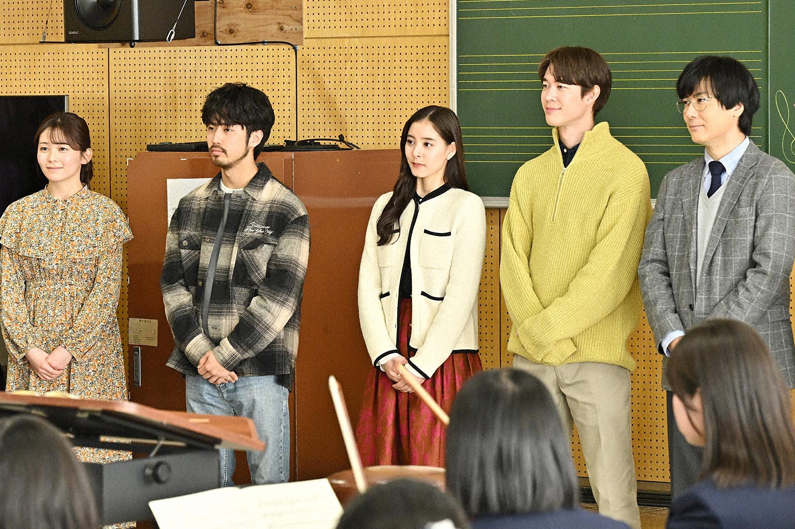 久間田琳加、佐藤緋美、新木優子、宮沢氷魚、玉山鉄二「さよならマエストロ～父と私のアパッシオナート～」第8話より（C）TBS