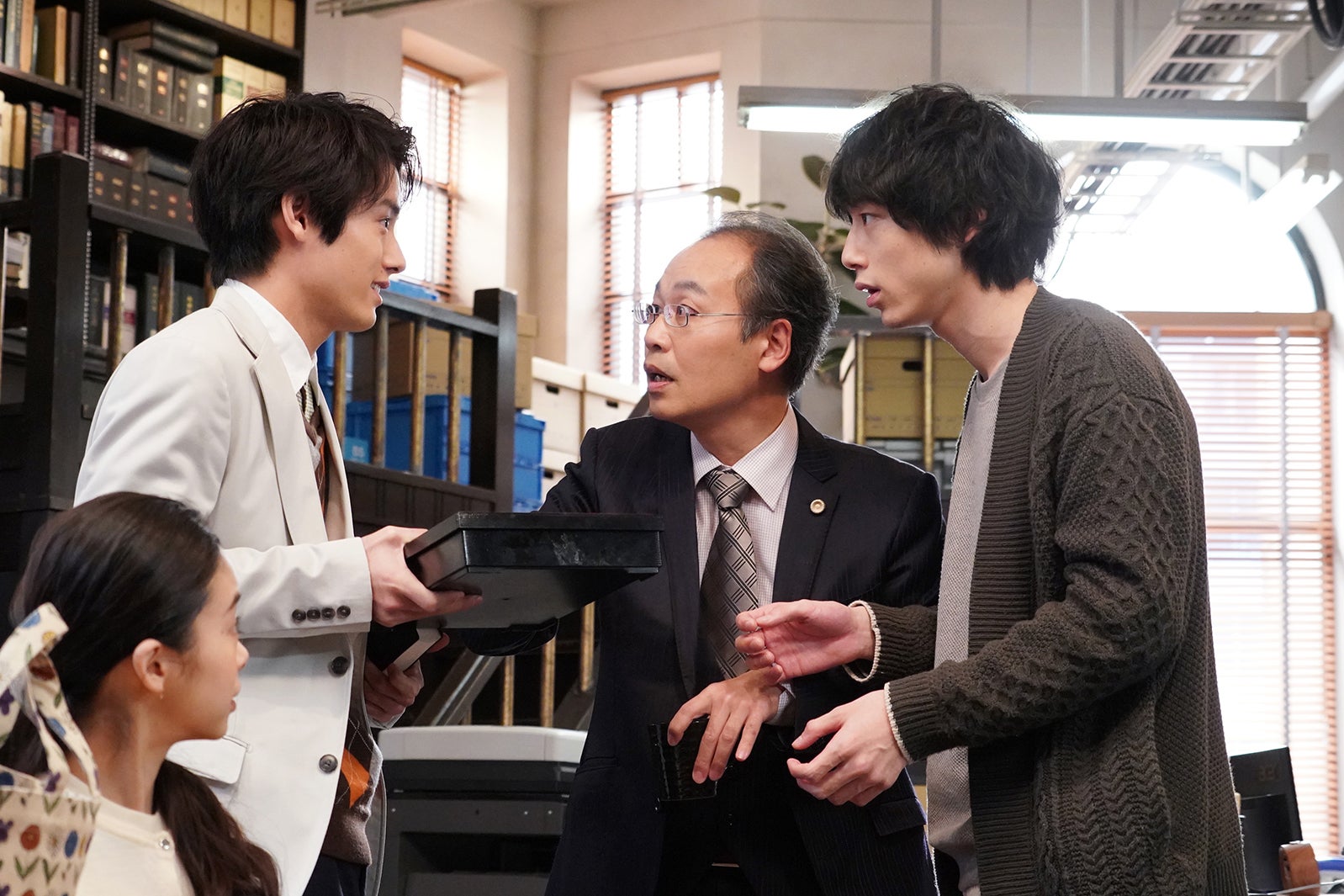 赤楚衛二、正名僕蔵、坂口健太郎／「イノセンス～冤罪弁護士～」第2話より（C）日本テレビ