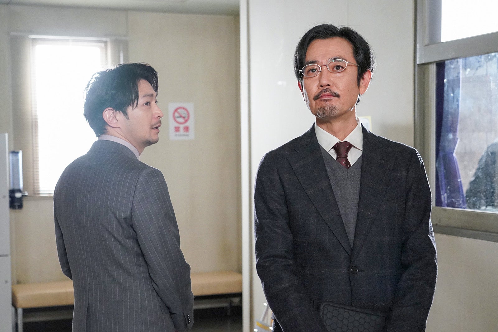 津田健次郎、岡部たかし／「リバーサルオーケストラ」第5話より（C）日本テレビ