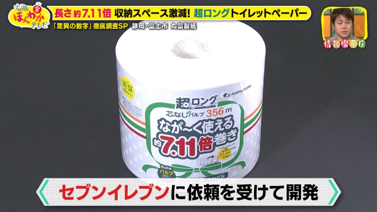 長さ約7.11倍！ストックの常識を覆す「超ロングトイレットペーパー」の