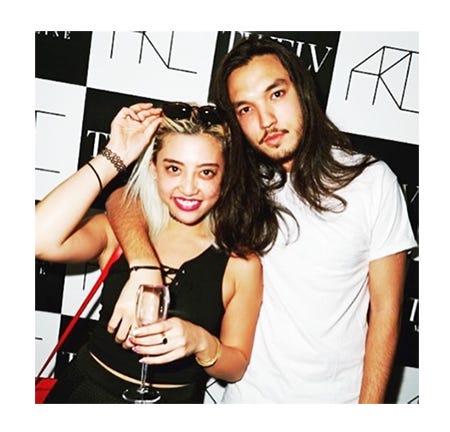 恋人との2ショットも度々公開/植野有砂オフィシャルブログ(Ameba)より