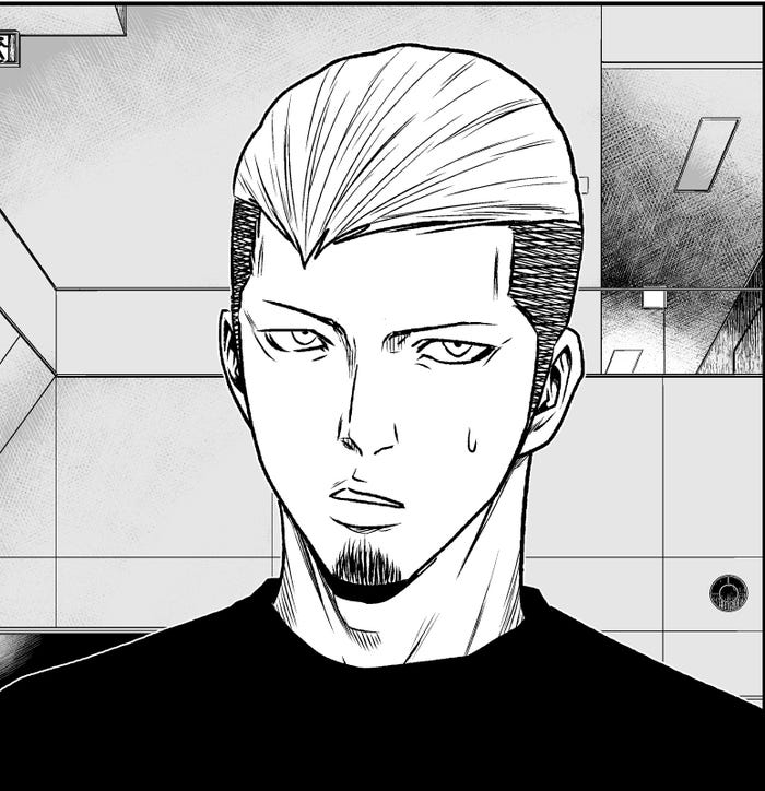 沢村良「OUT」原作写真(C)井口達也・みずたまこと(秋田書店)2012