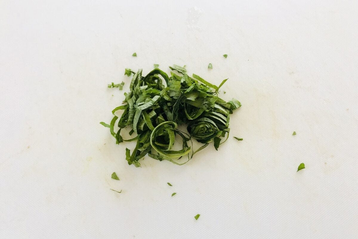 大葉の千切り