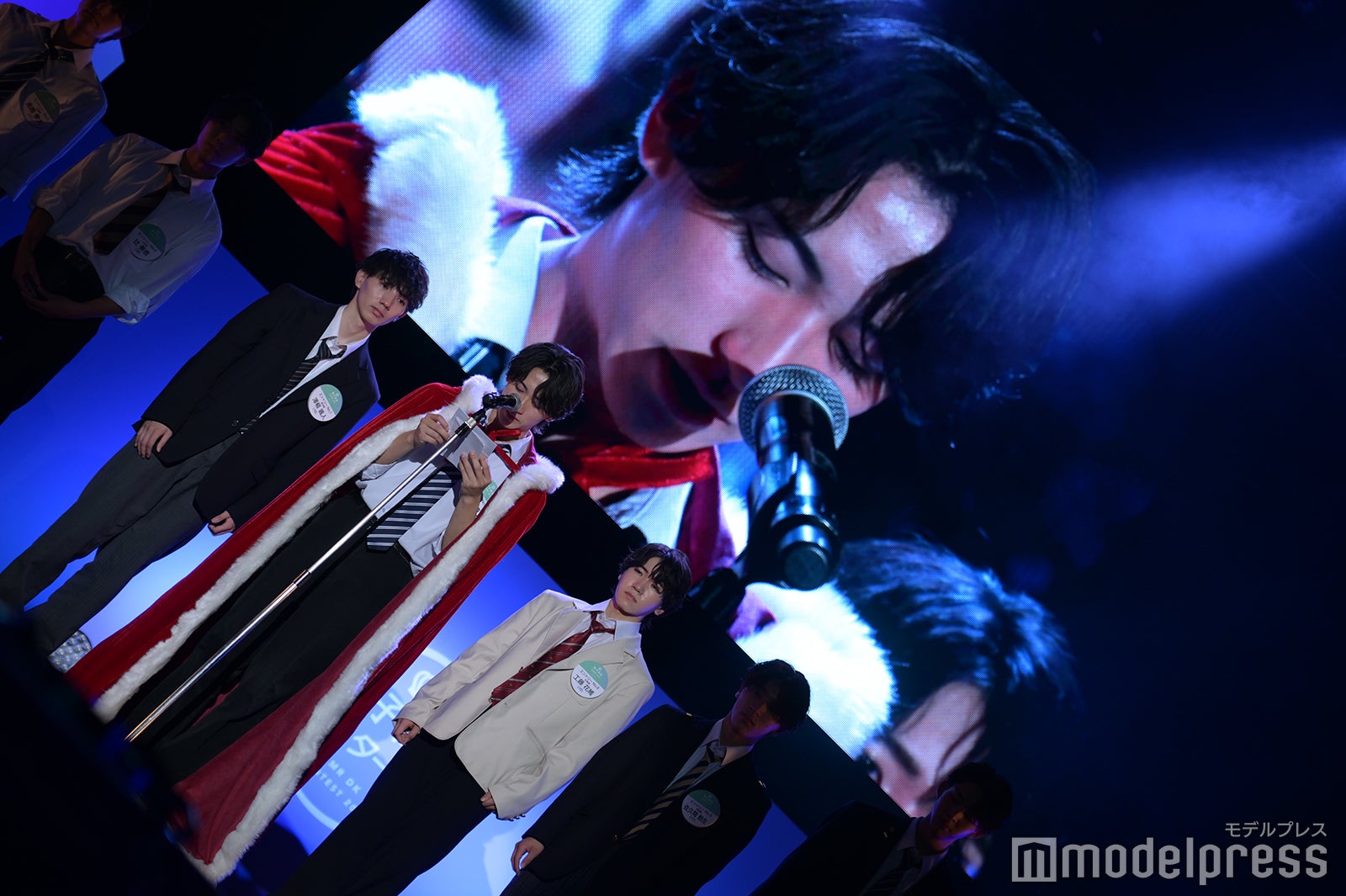 「男子高生ミスターコン2023」審査結果発表の様子（C）モデルプレス