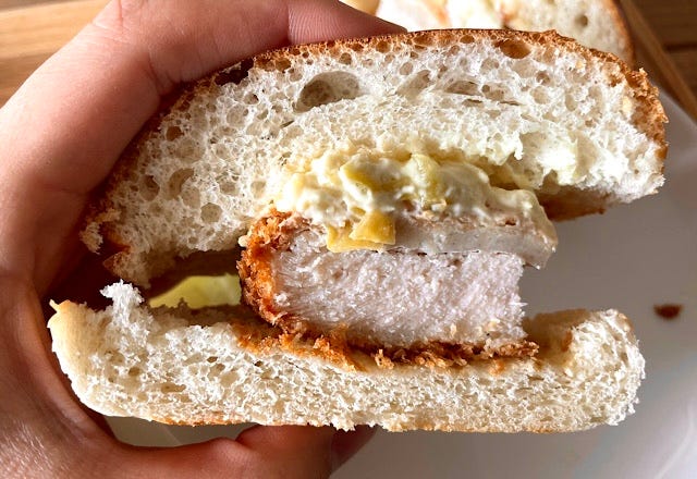 三元豚のとんかつサンド