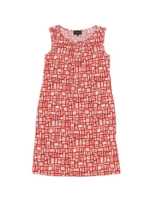 マットジャージジオプリントワンピース「TALBOTS」12,960円(税込)/画像提供:TALBOTS