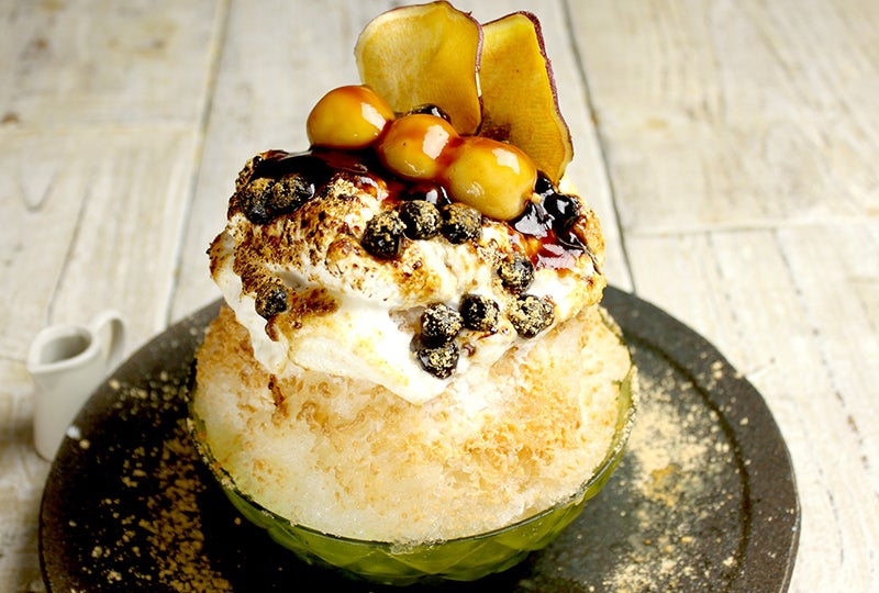 焦がし黒糖かき氷／画像提供：LIFEstyle