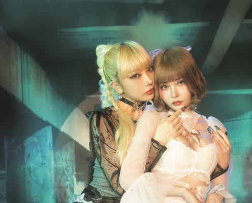 悪魔のキッス・戦慄かなの&かてぃ、ミニスカ衣装で美脚披露 ユニット誕生秘話語る