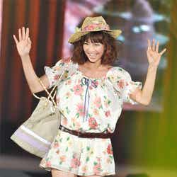 ランウェイに登場した安田美沙子