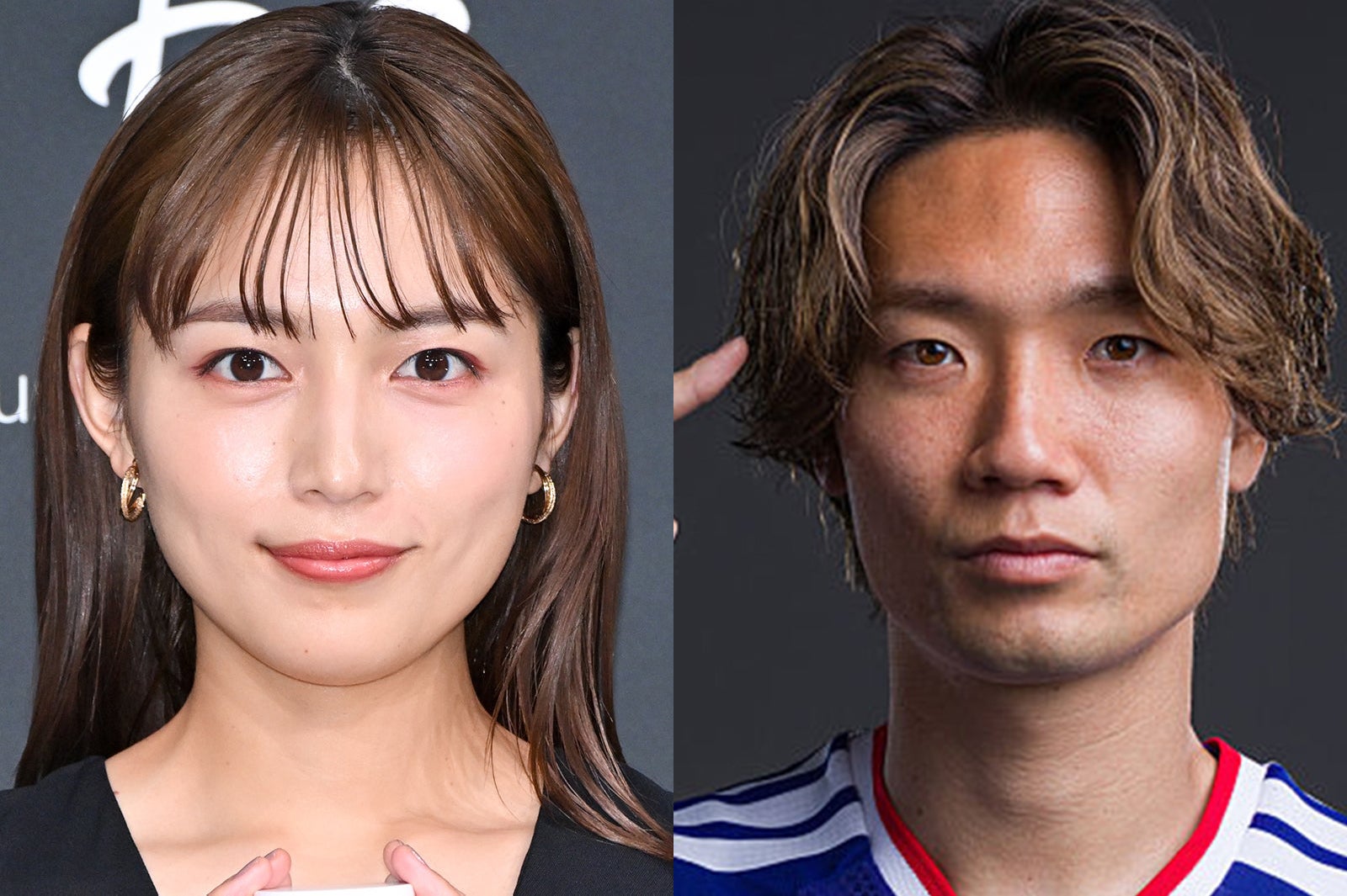 川口春奈（C）モデルプレス、板倉滉／Photo by Getty Images