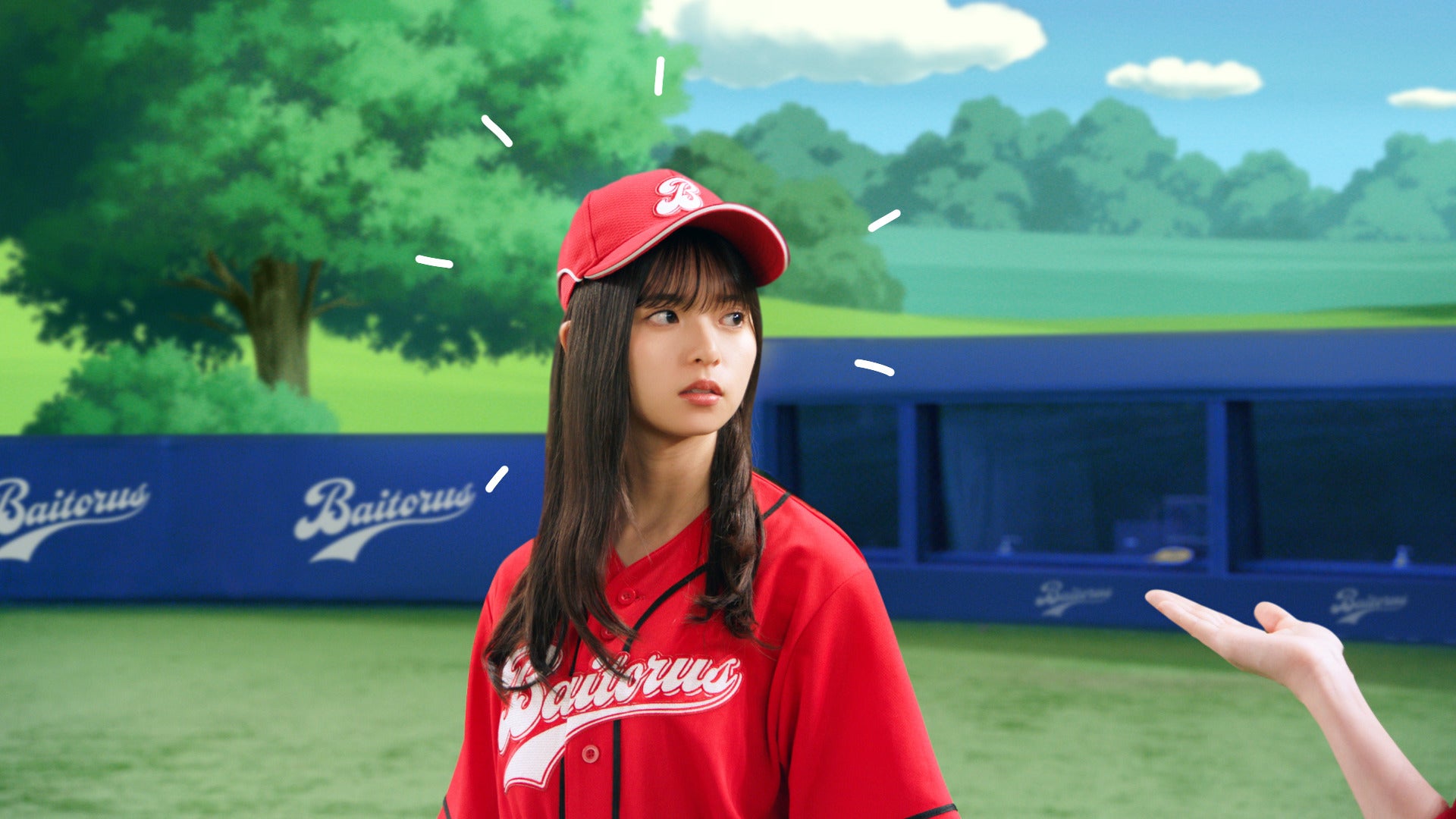 齋藤飛鳥／「バイトル」新TVCM（提供写真）