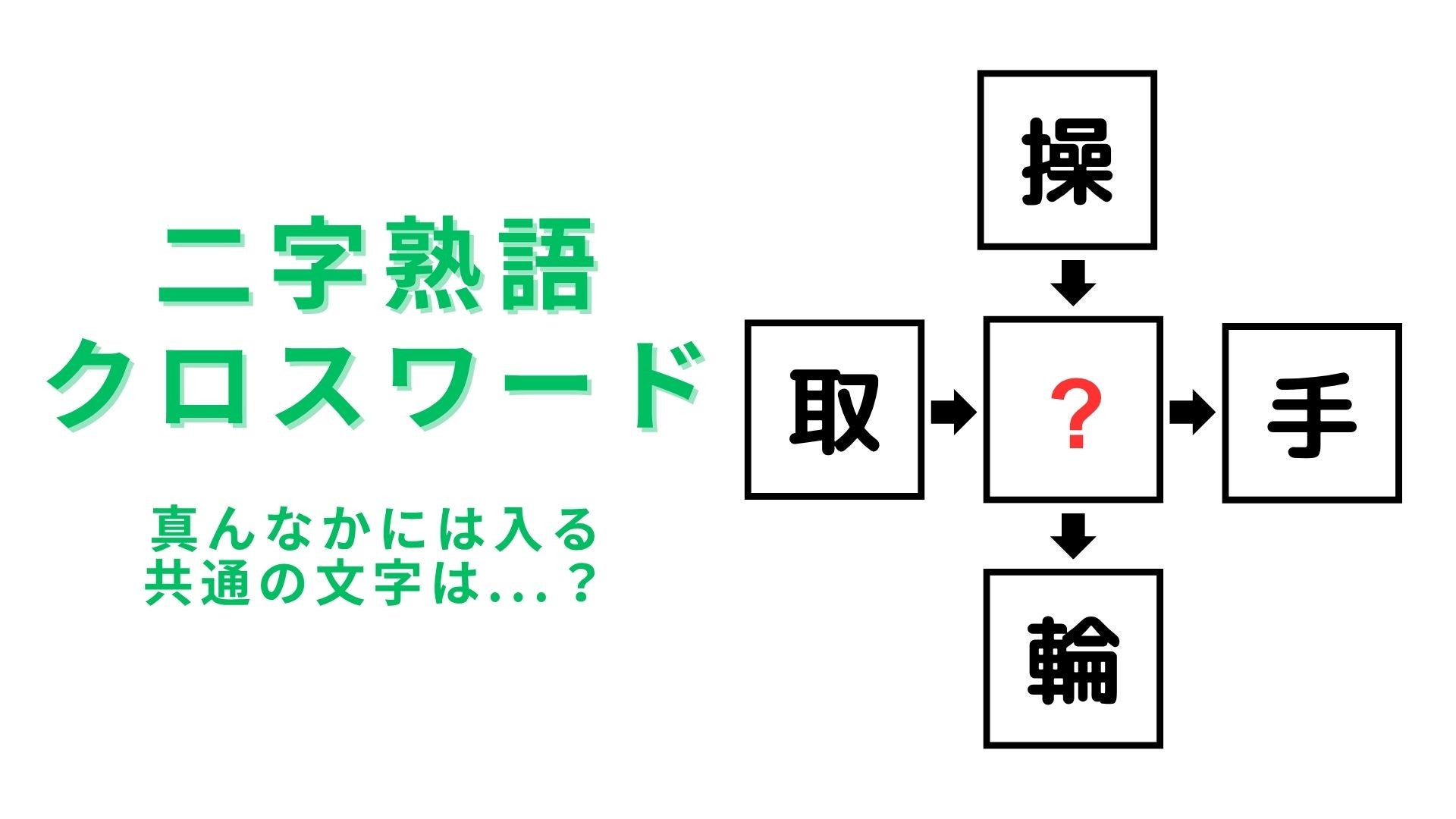 【二字熟語クロスワード】真ん中に入る漢字は？船に関係する言葉から推理して！