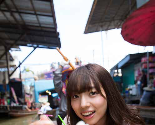 乃木坂46新内眞衣の“あ~ん”が可愛い 等身大の姿で水着にも初挑戦