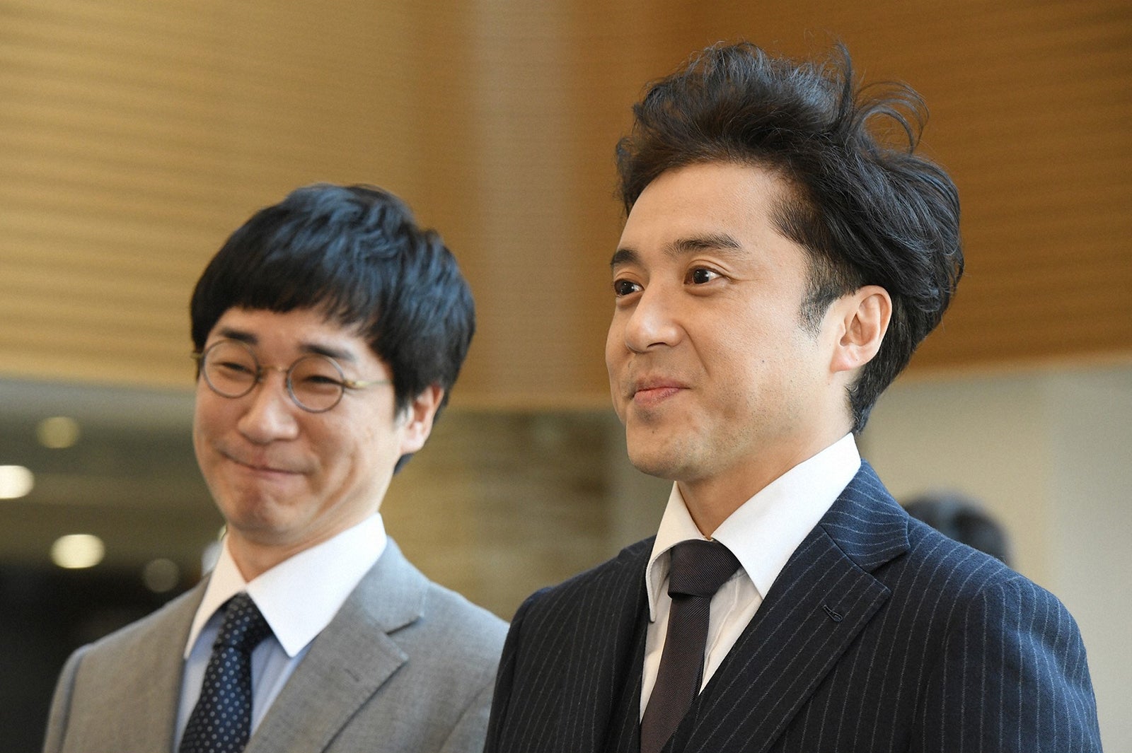 安井順平、ムロツヨシ／「病室で念仏を唱えないでください」第5話より（C）TBS